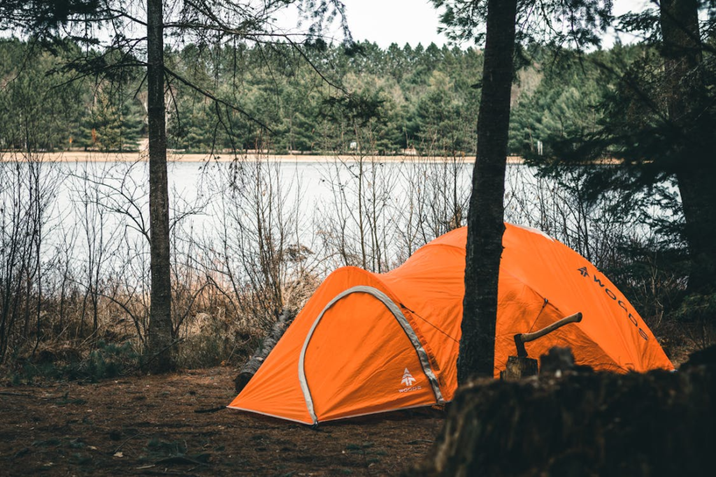 tent campsite at Cultus Lake Provincial Park